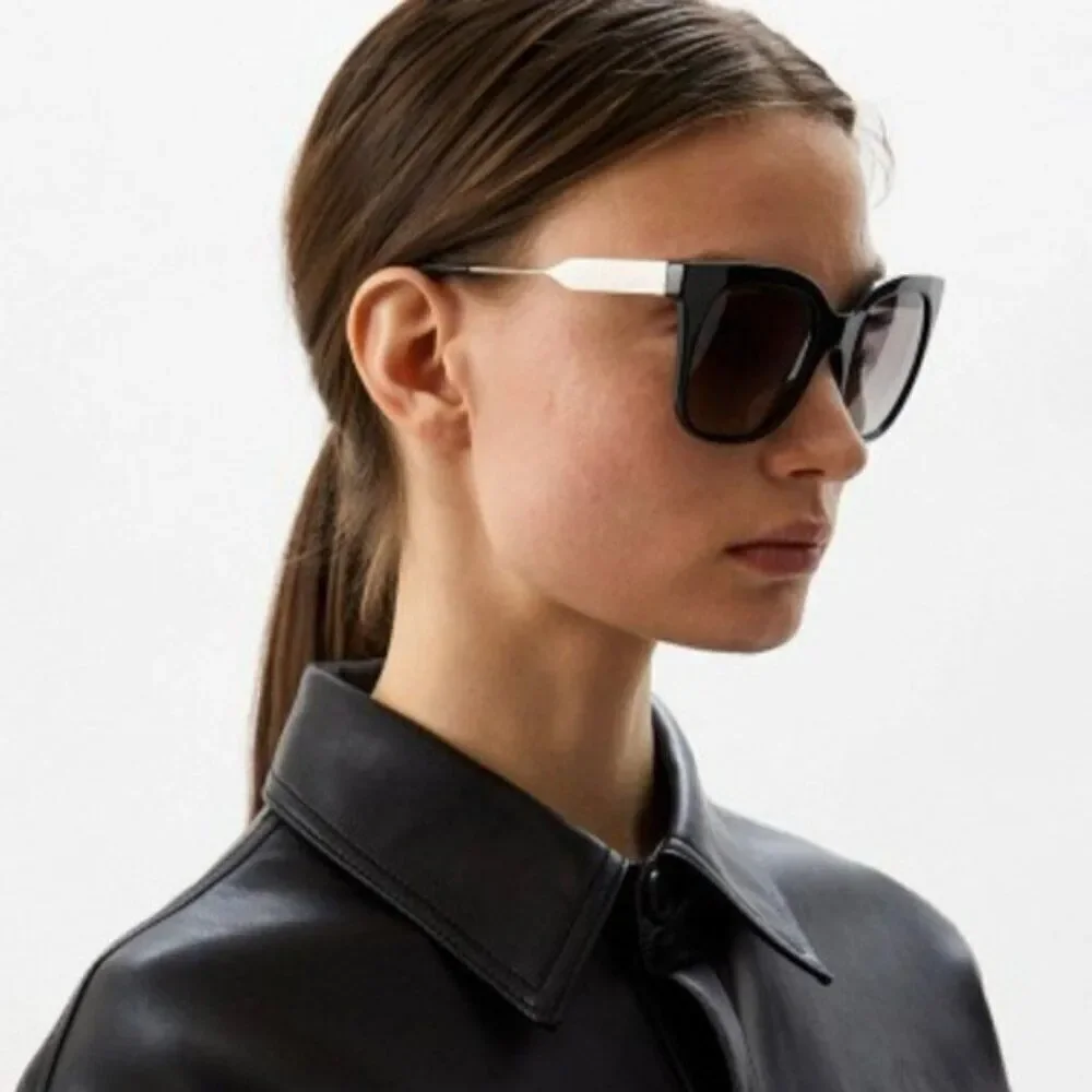 SALE! NEW Burberry BE4328 EVELYN 300111 Black Gray Butterfly Women Sunglasses